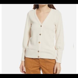 Madewell Ottoman Rib Cardigan Top